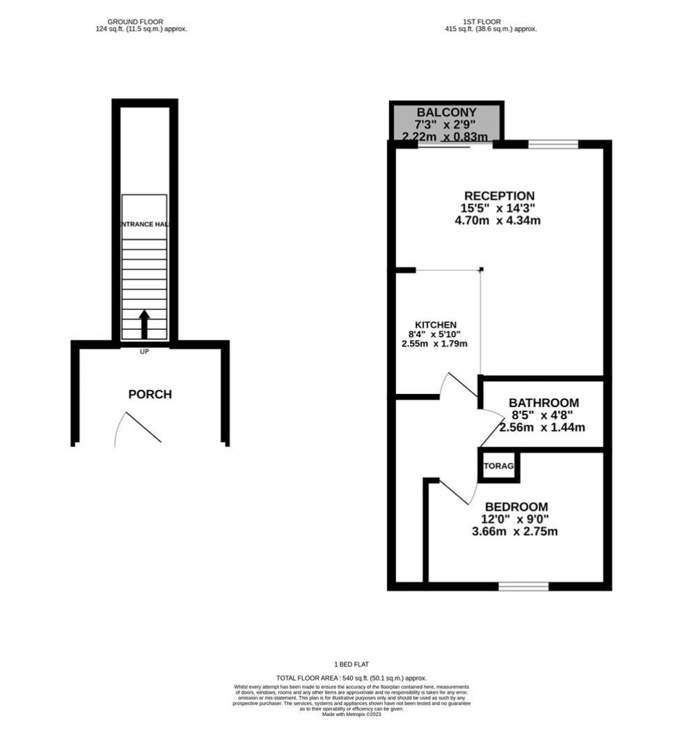 Floorplan for The Larches, Bushey