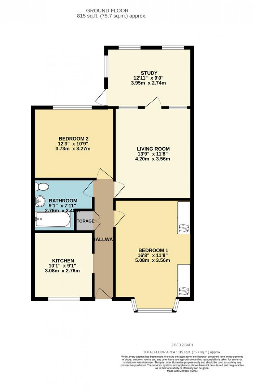 Floorplan for Radlett Road, Watford