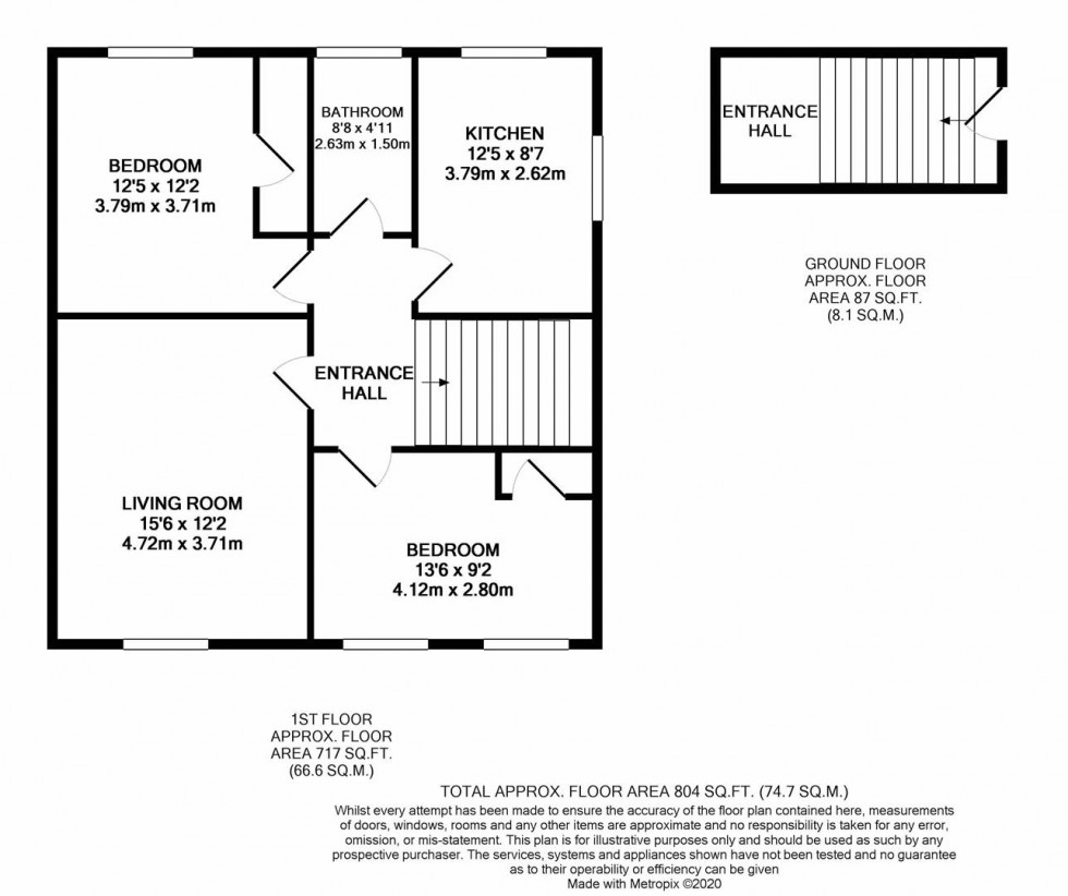Floorplan for Fairview Drive, Watford