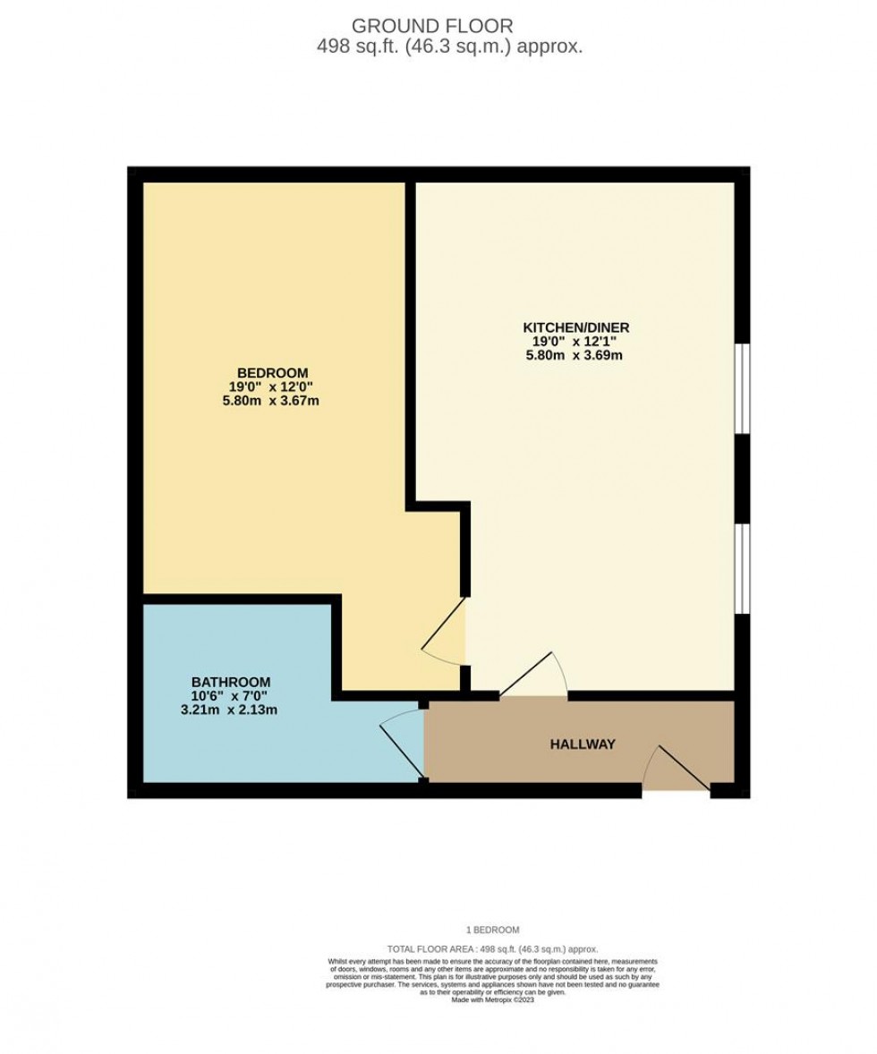 Floorplan for Whippendell Road, Watford