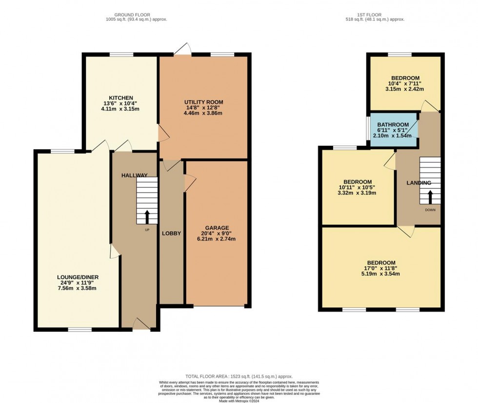 Floorplan for Kings Avenue, Watford