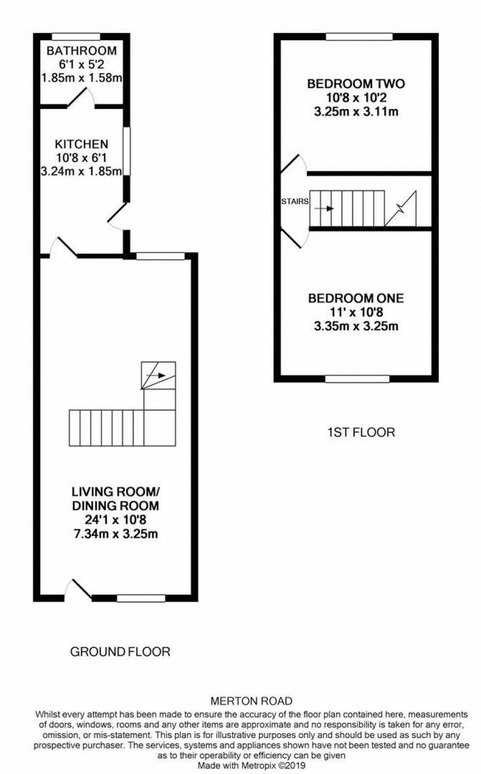 Floorplan for Merton Road, Watford, Hertfordshire