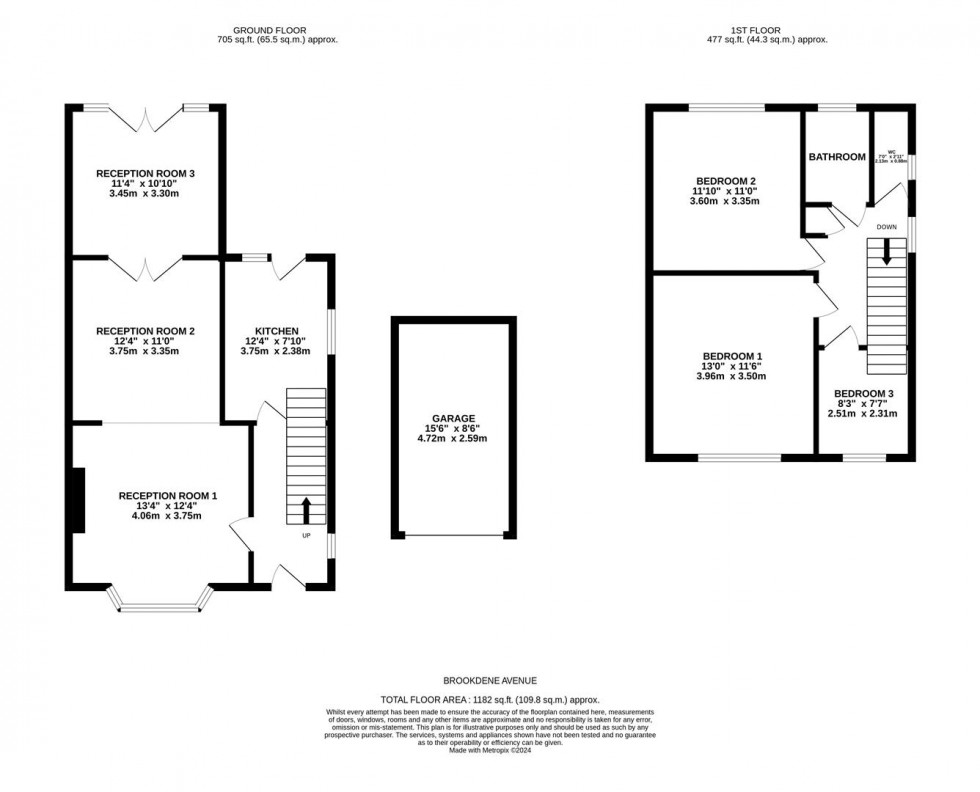 Floorplan for Brookdene Ave,