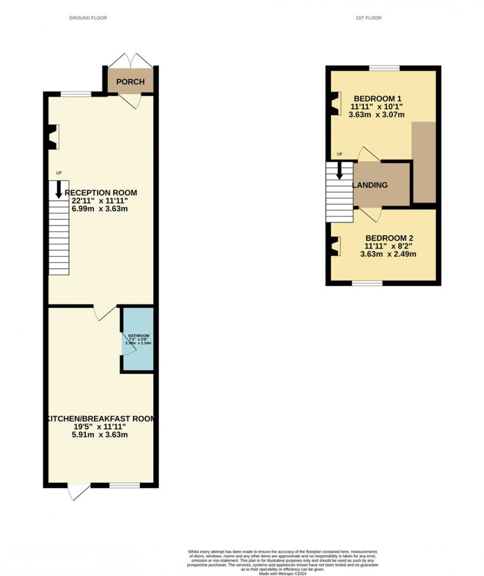 Floorplan for Fearnley Street, Watford