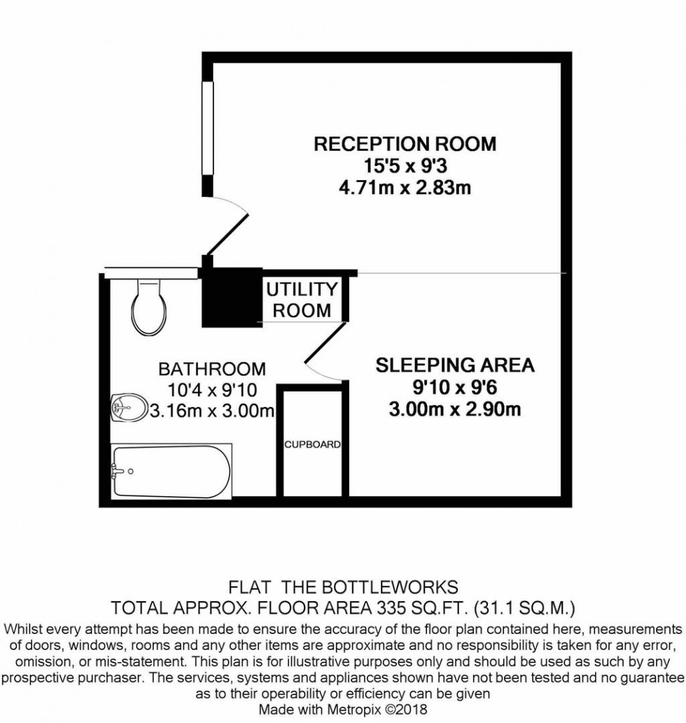 Floorplan for Nascot Street, Watford