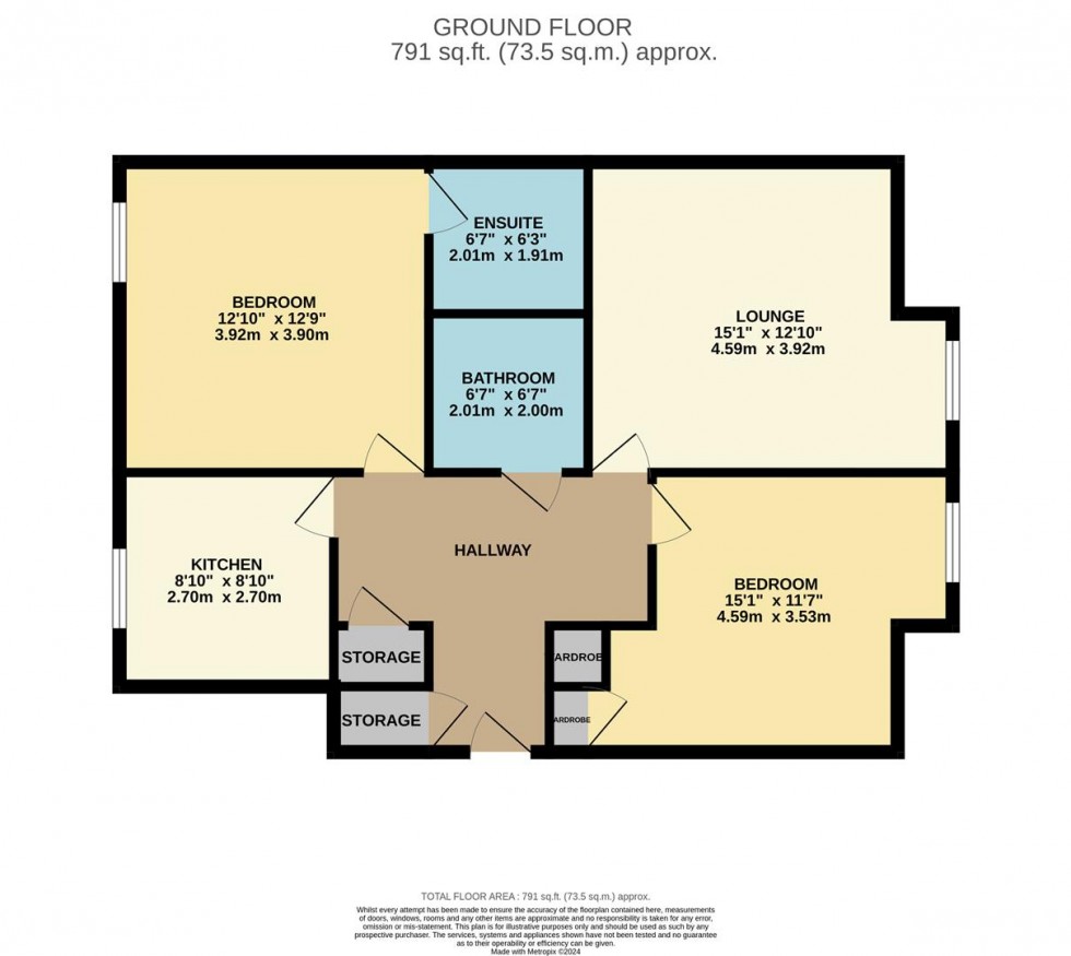 Floorplan for Lower Road, Chorleywood