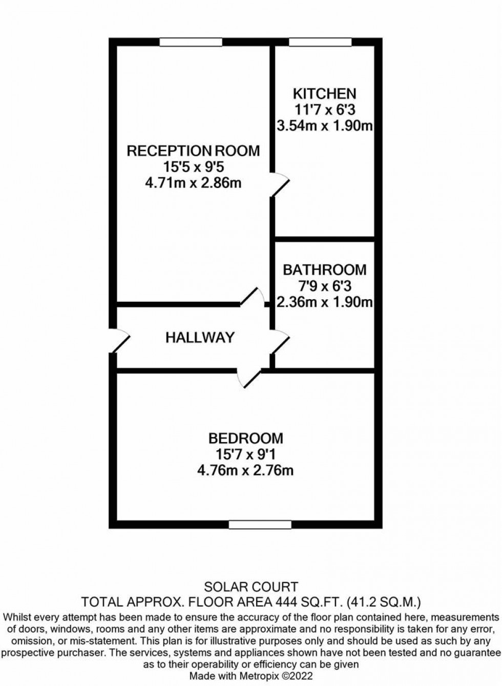 Floorplan for King Georges Avenue, Watford