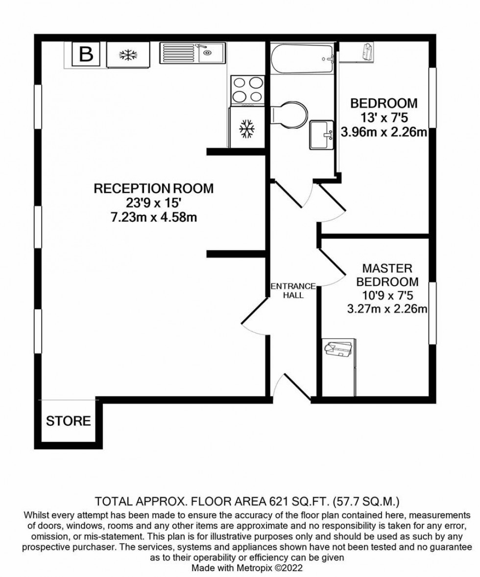 Floorplan for Merton Road, Watford