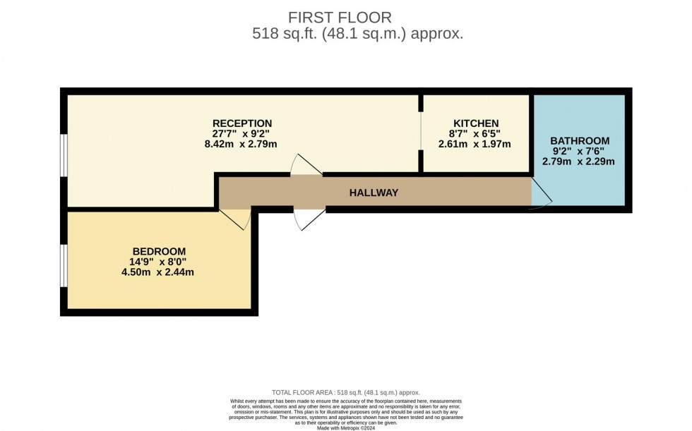 Floorplan for Exchange Road, Watford