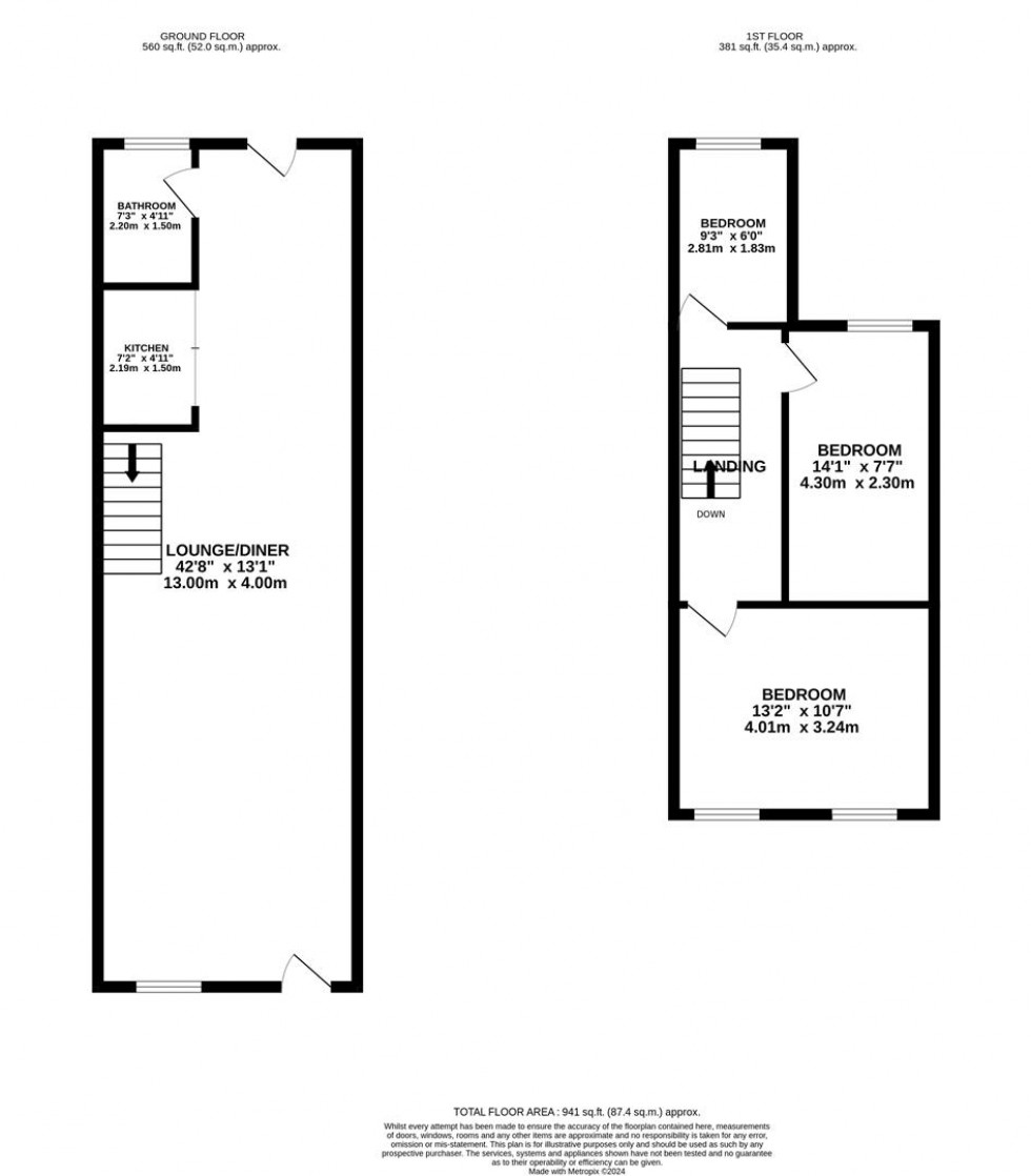 Floorplan for Fearnley Street, Watford