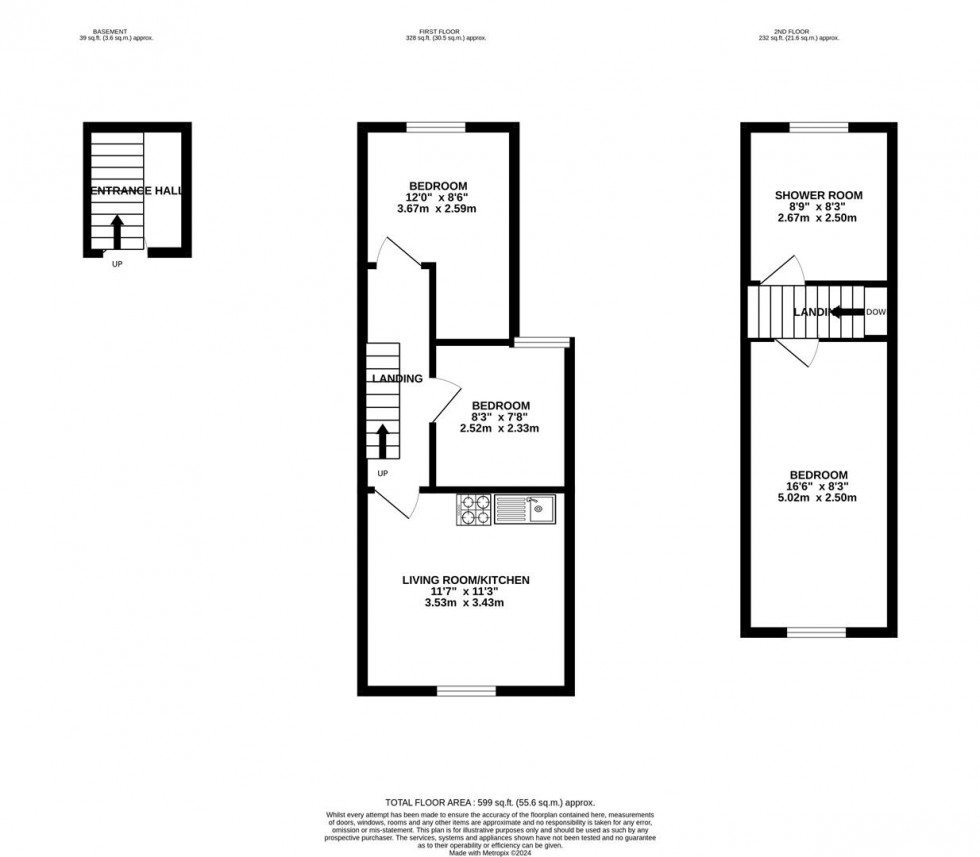 Floorplan for Whippendell Road, Watford