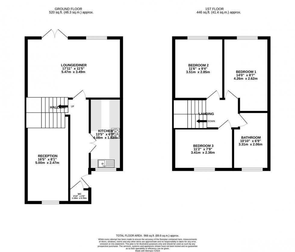 Floorplan for Windmill Drive, Croxley Green