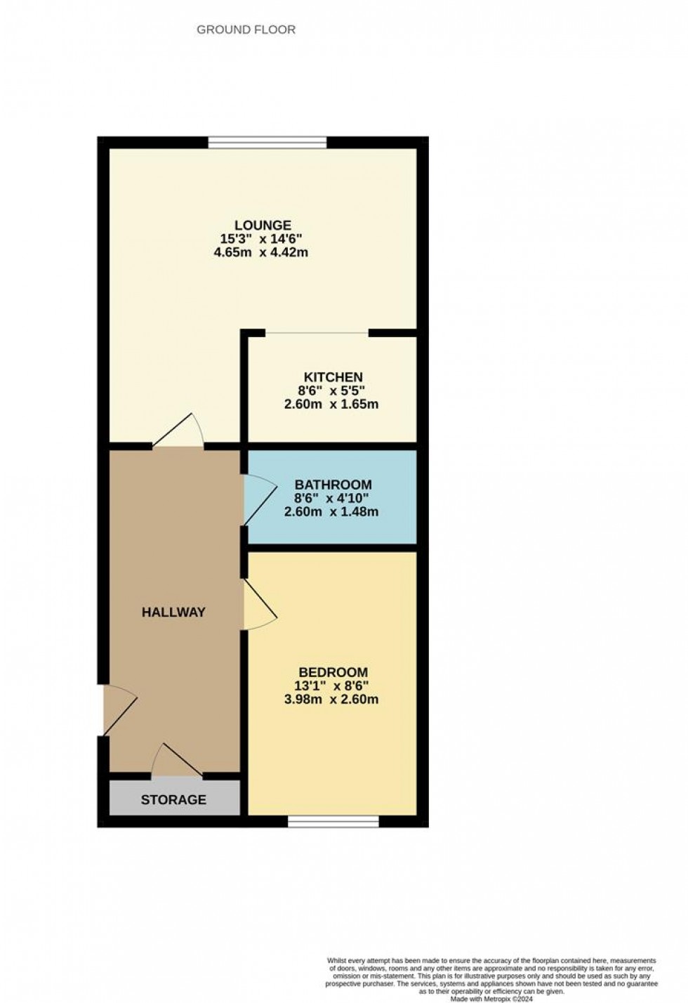 Floorplan for Coates Dell, Garston, Hertfordshire