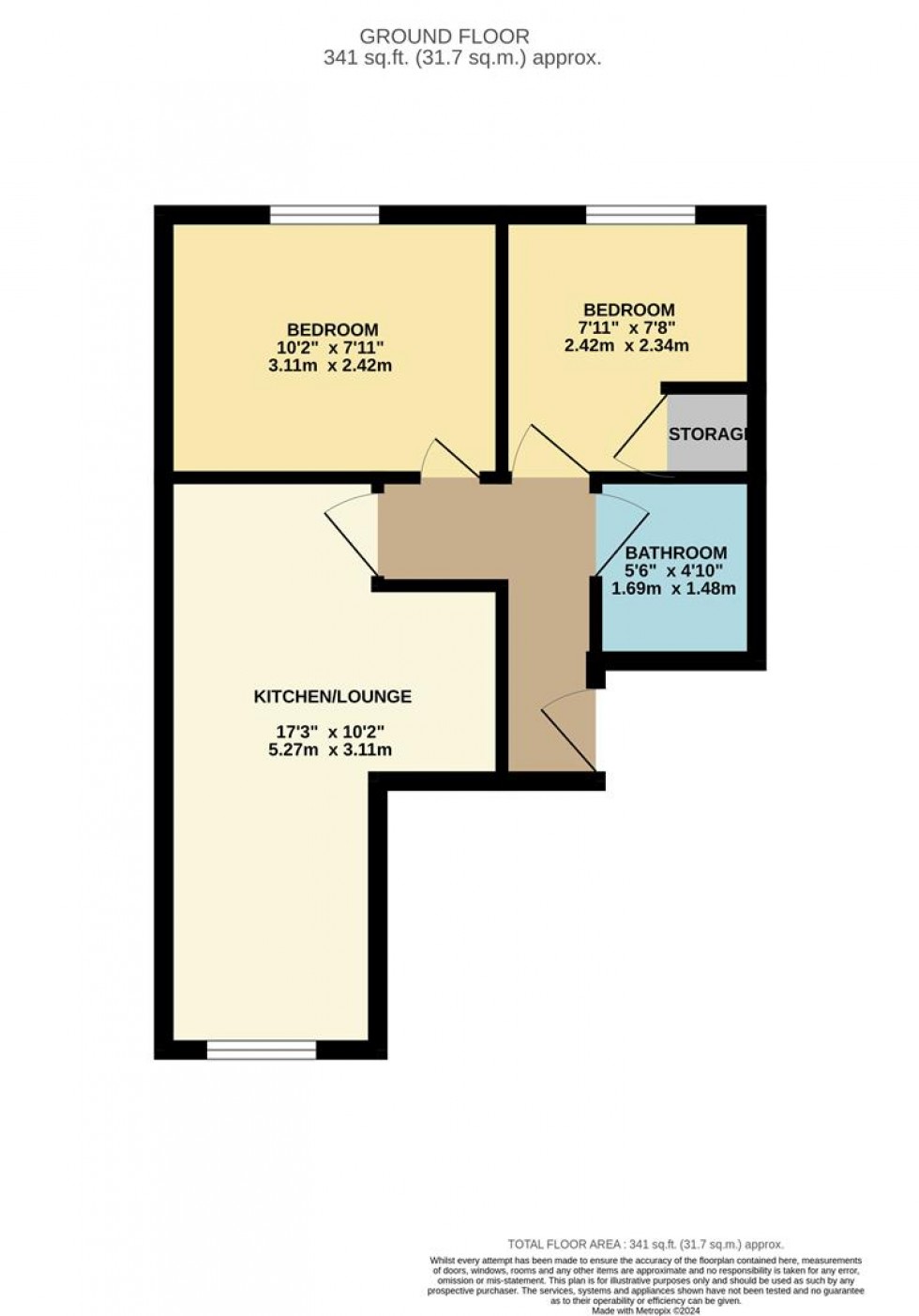 Floorplan for Market Street, Watford