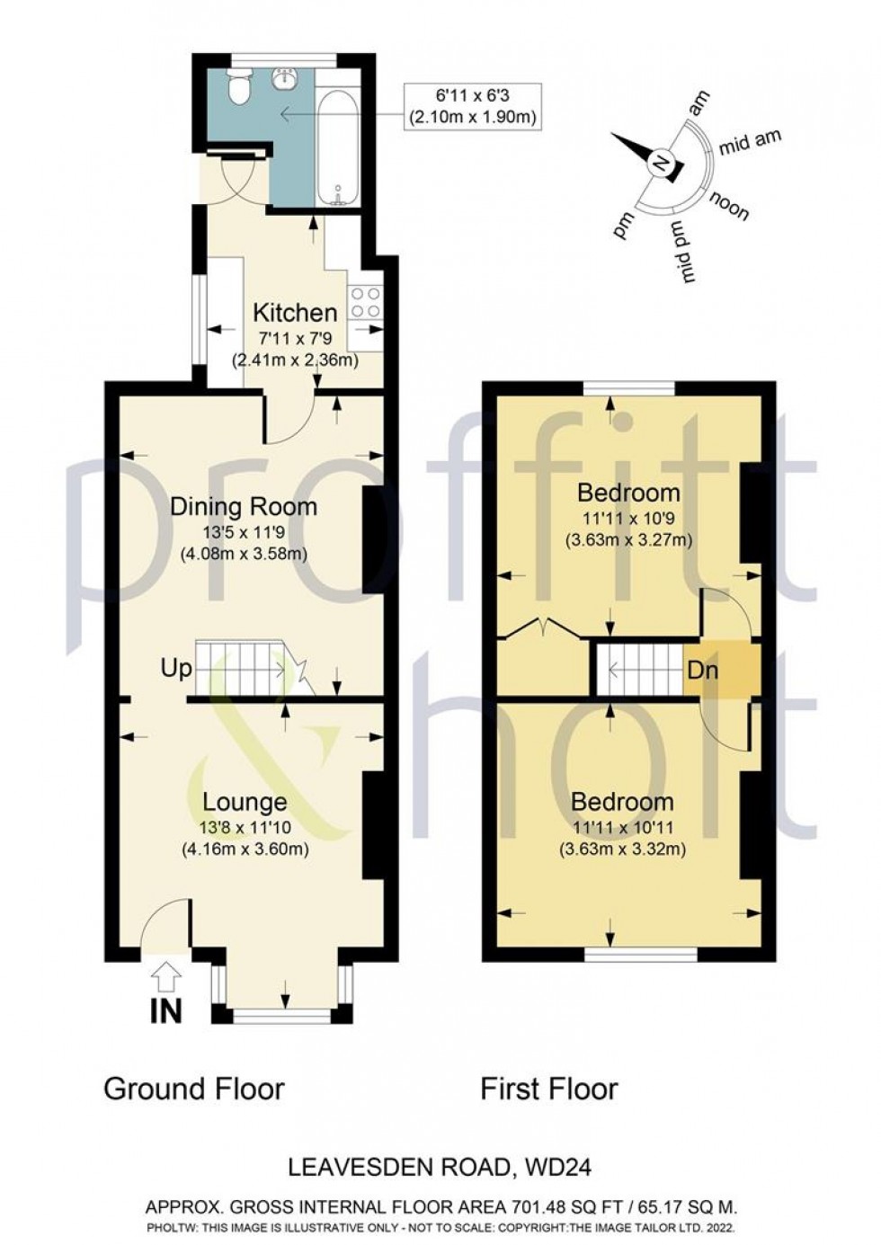 Floorplan for Leavesden Road, Watford, Hertfordshire