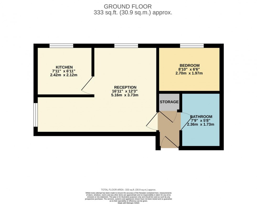 Floorplan for Lundy House CHAIN FREE