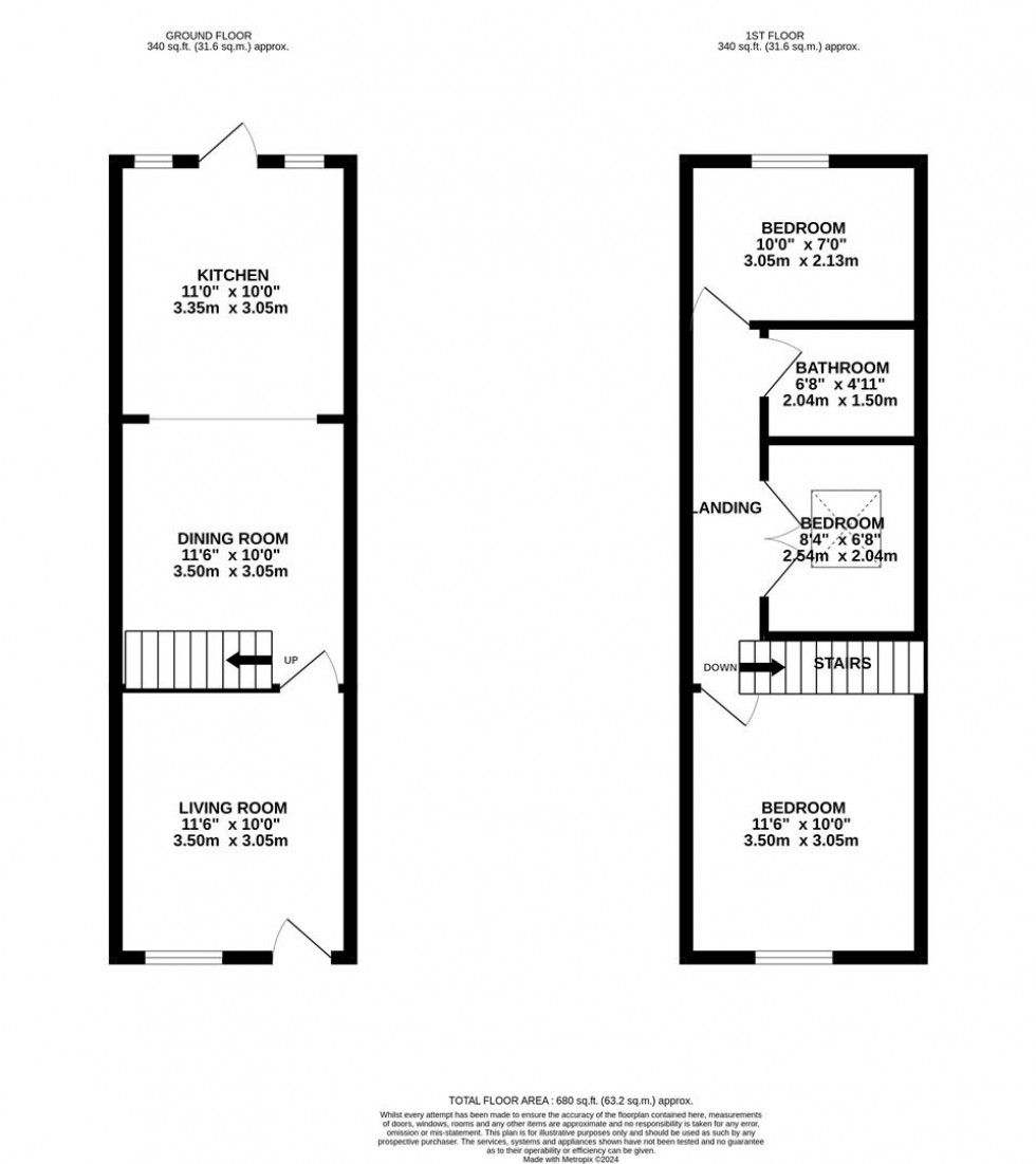 Floorplan for Merton Road, Watford