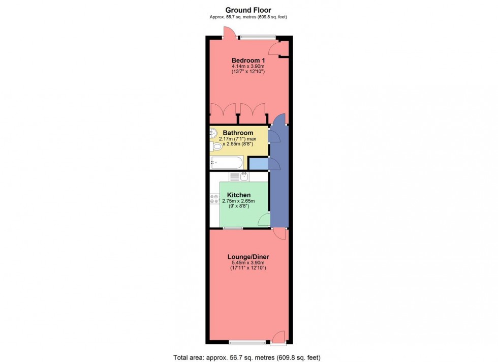 Floorplan for Dwight Road, Watford