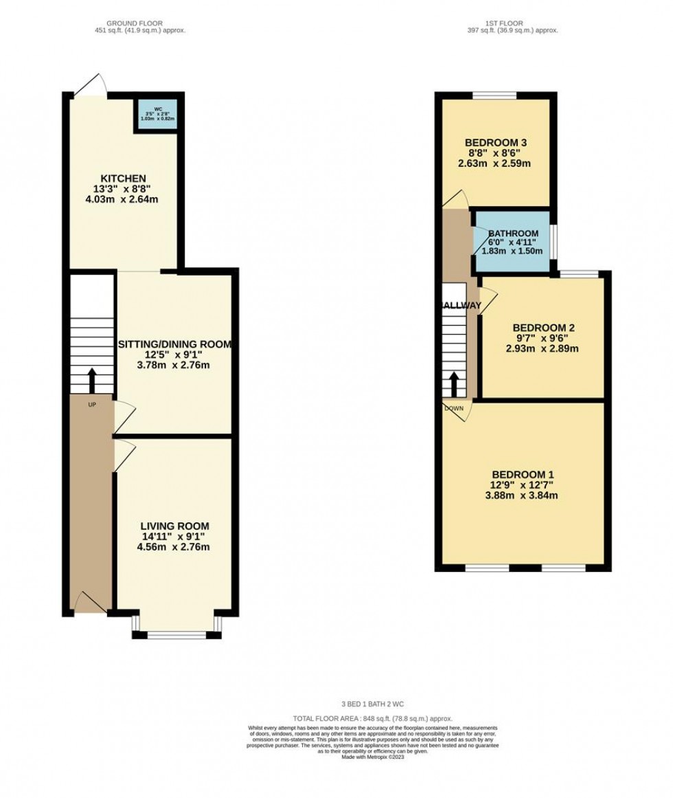 Floorplan for Bruce Grove, Watford