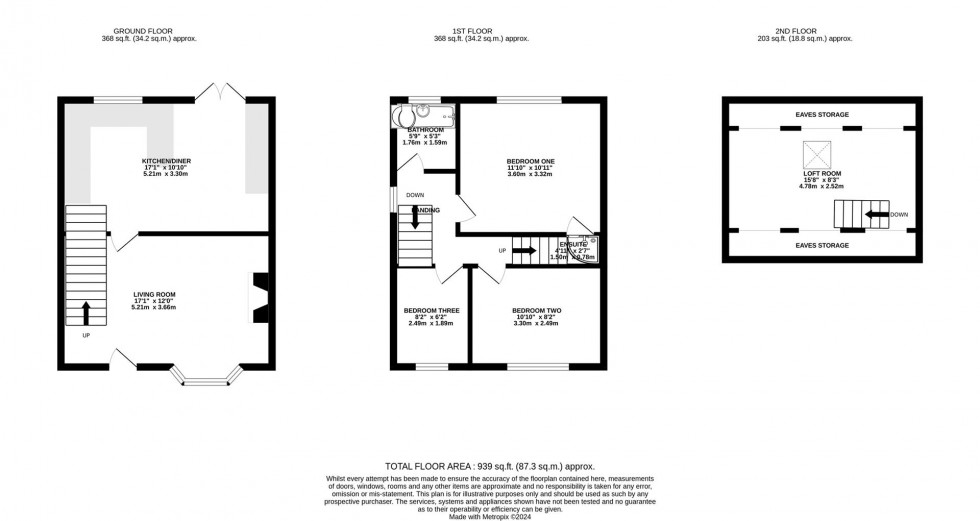 Floorplan for Greatham Road, Bushey