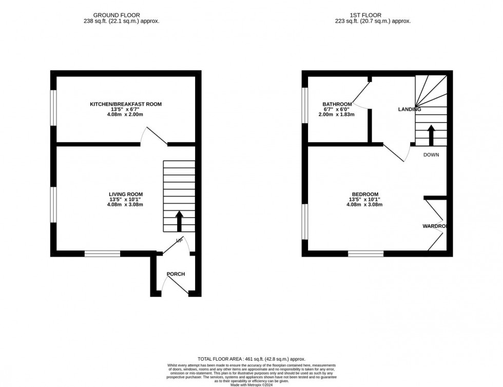 Floorplan for Byewaters, Watford