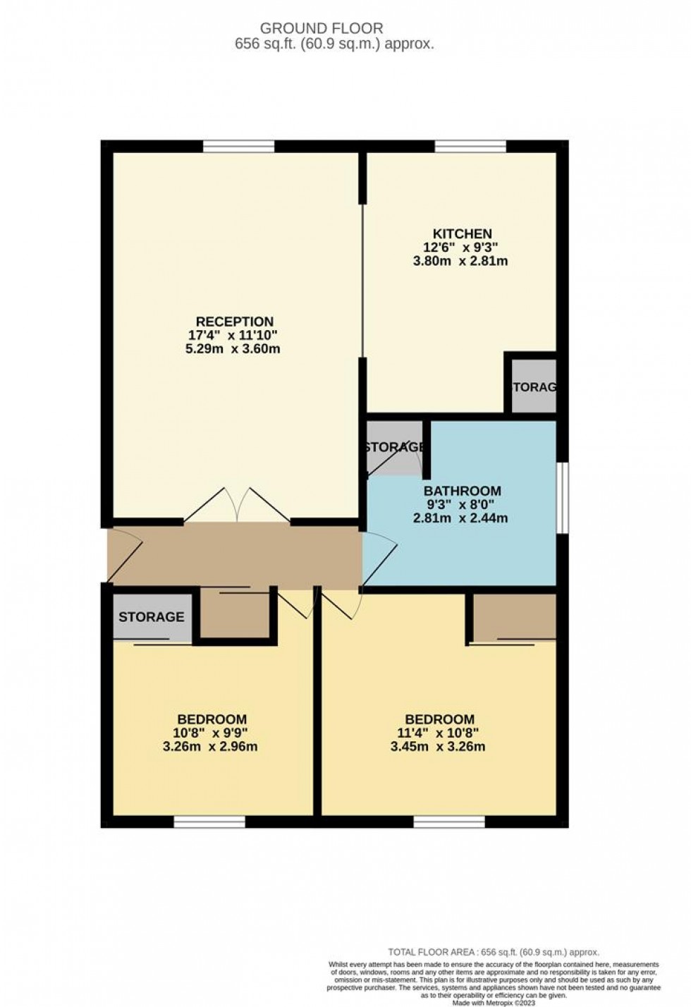 Floorplan for Parsonage Road, Rickmansworth