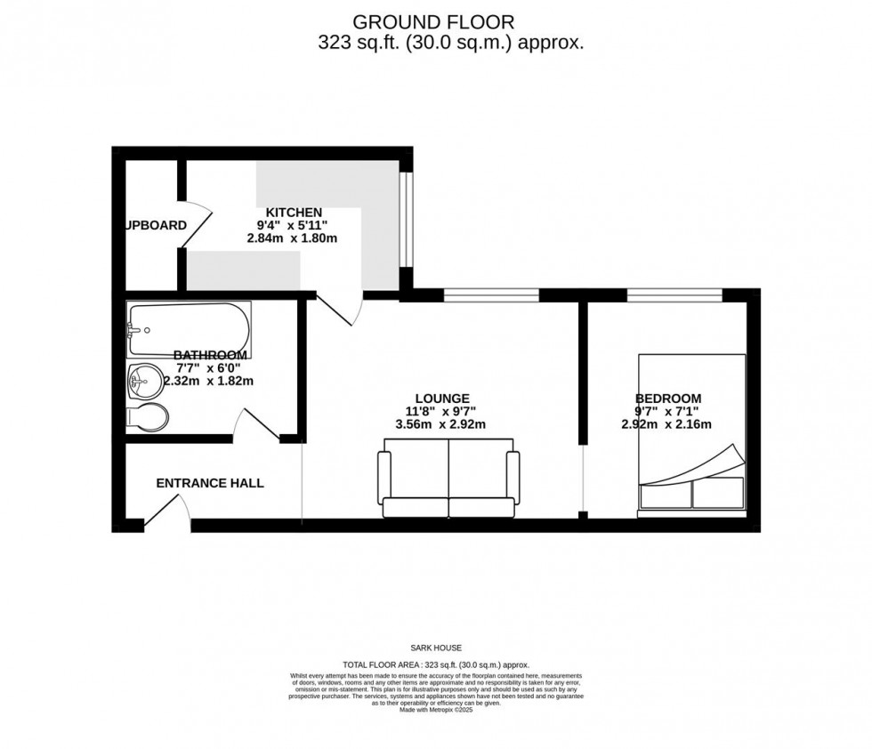 Floorplan for Crusader Way, Watford