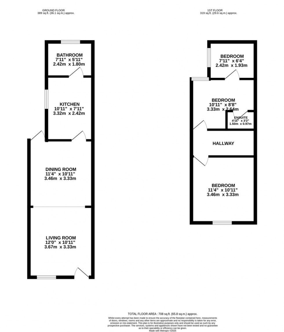 Floorplan for St. Marys Road, Watford