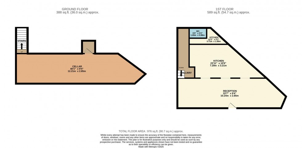 Floorplan for Vicarage Road, Watford