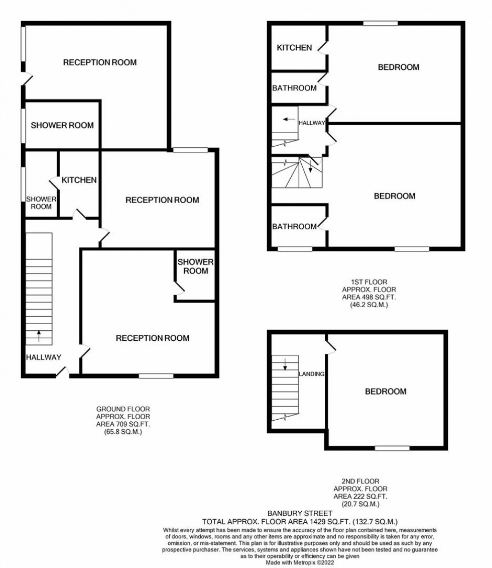 Floorplan for BANBURY STREET, Watford