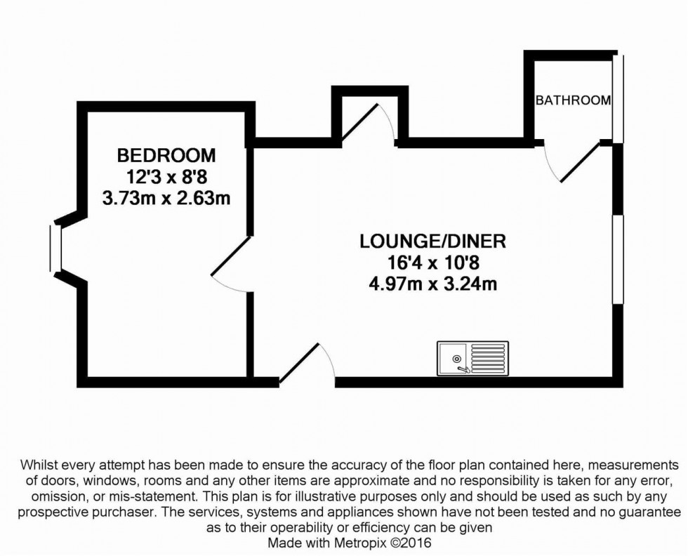 Floorplan for GLADSTONE ROAD, Watford