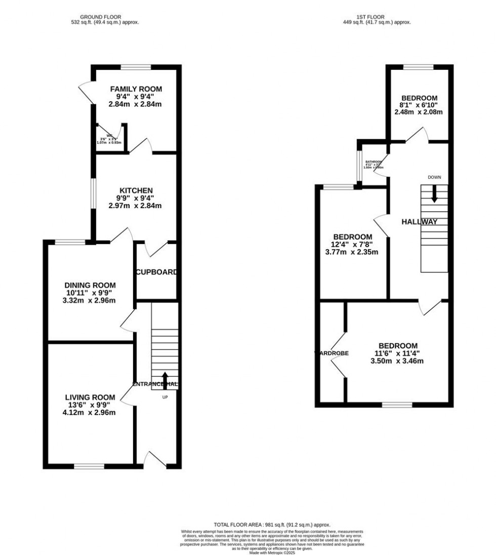 Floorplan for CLOSE TO MET STATION & HOSPITAL
