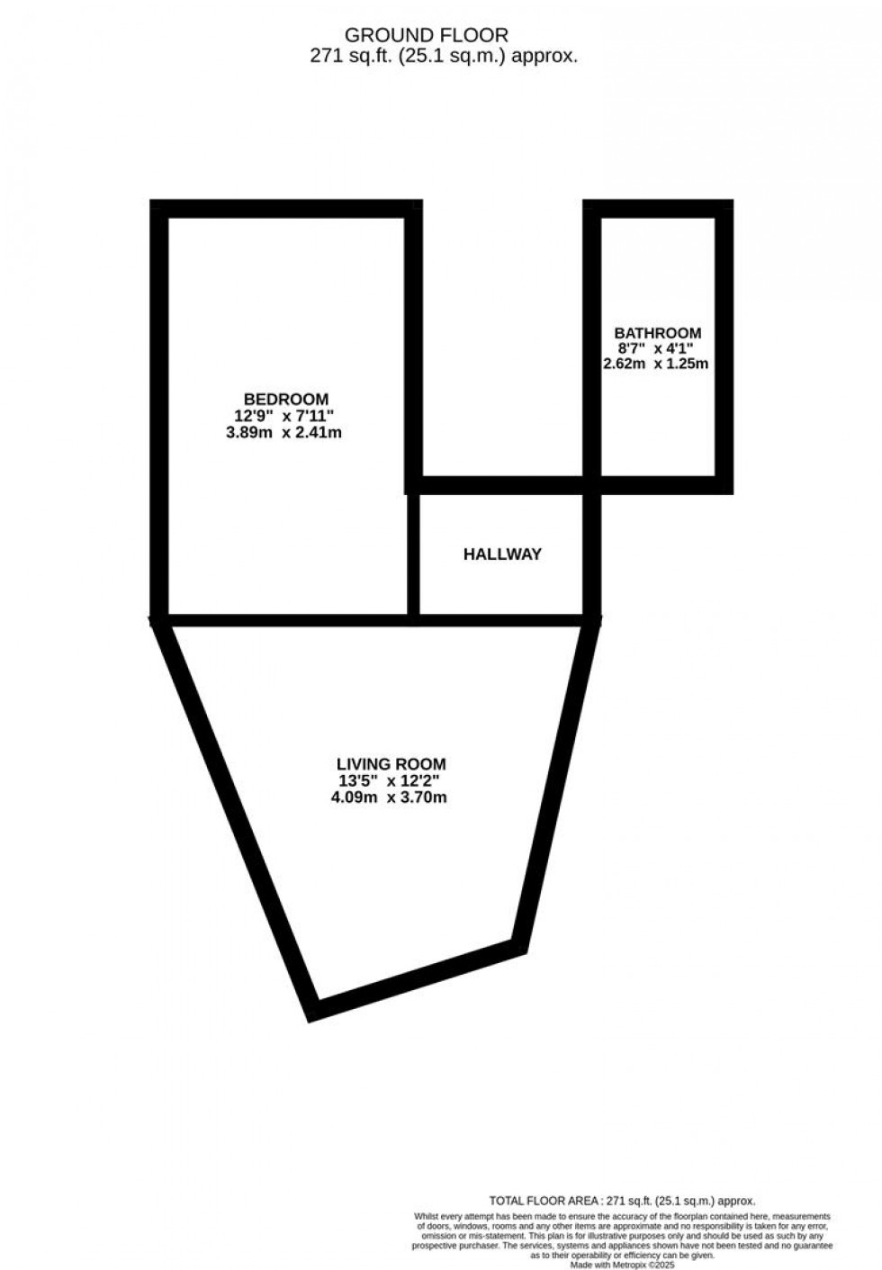Floorplan for HERTFORD HOUSE, Sutton Road