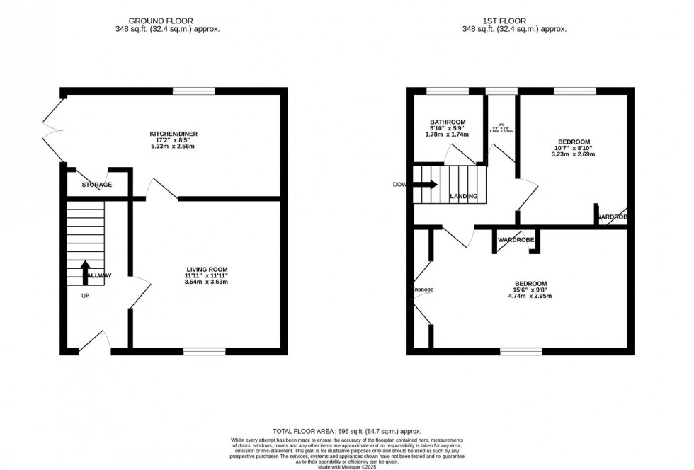 Floorplan for Swanston Path, Watford