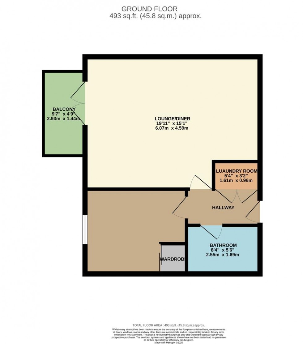 Floorplan for Springwell Apartments, Colnebank Drive, Watford