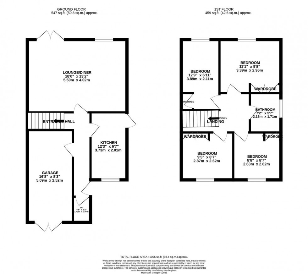 Floorplan for Grove Hall Road, Bushey