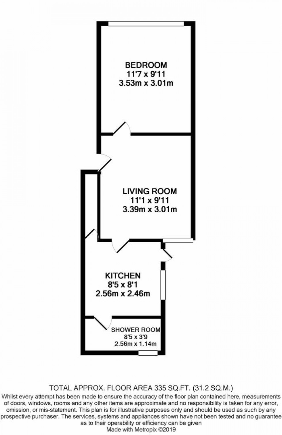 Floorplan for Osborne Road, Watford