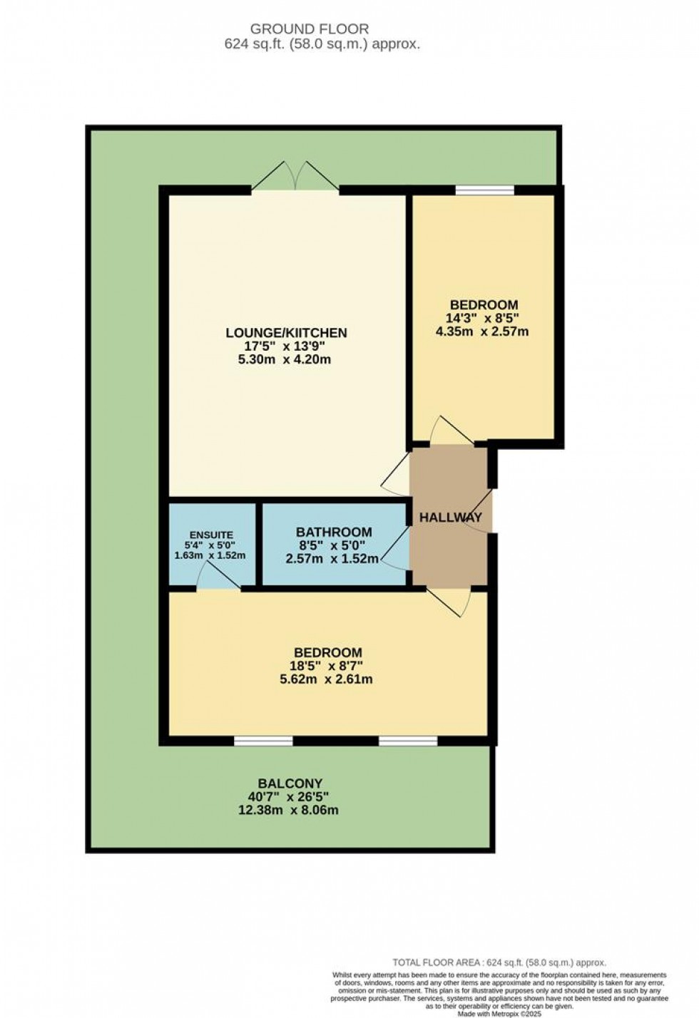 Floorplan for COURT VIEW, Whippendell Road, Watford
