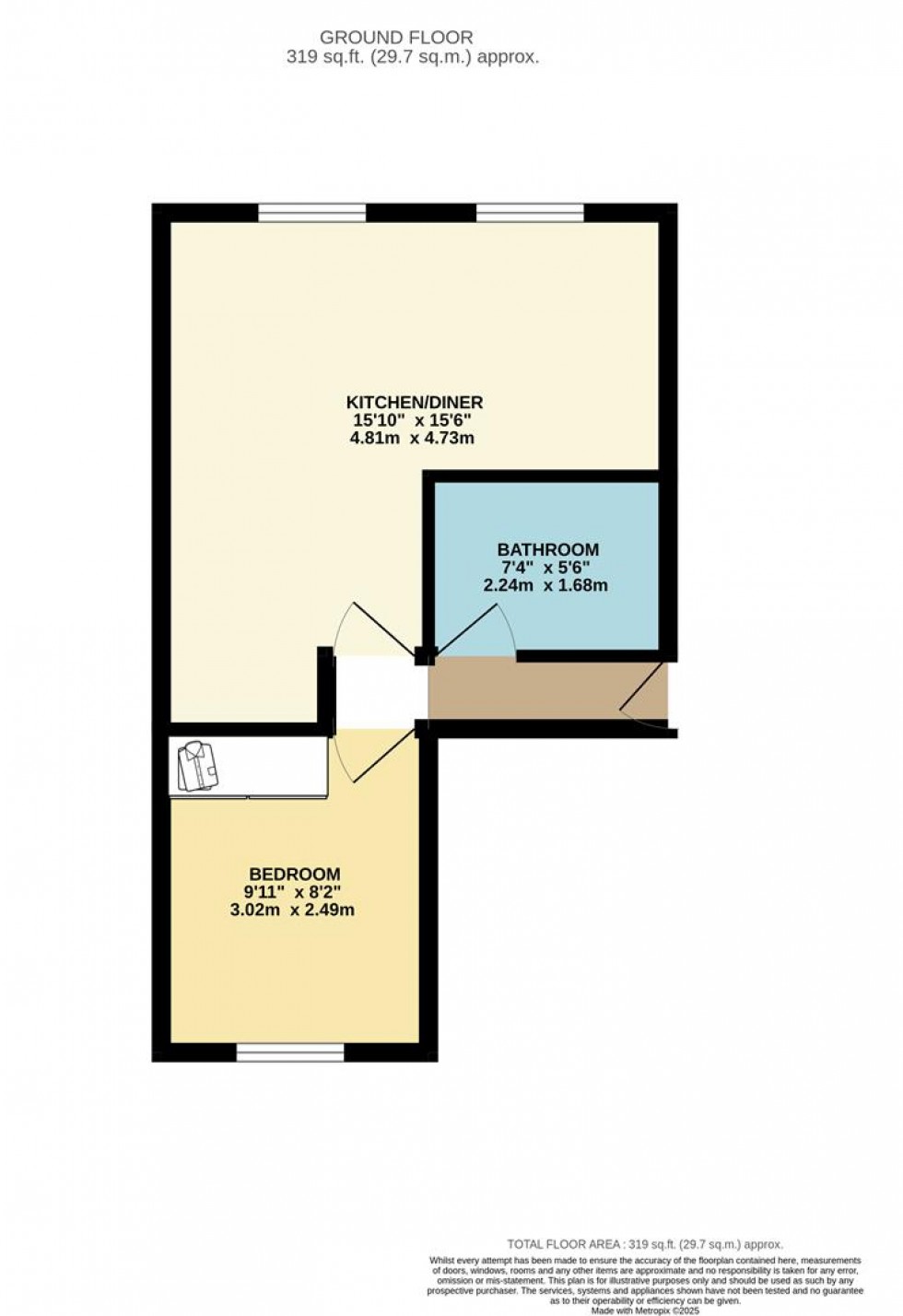 Floorplan for Whippendell Road, Watford