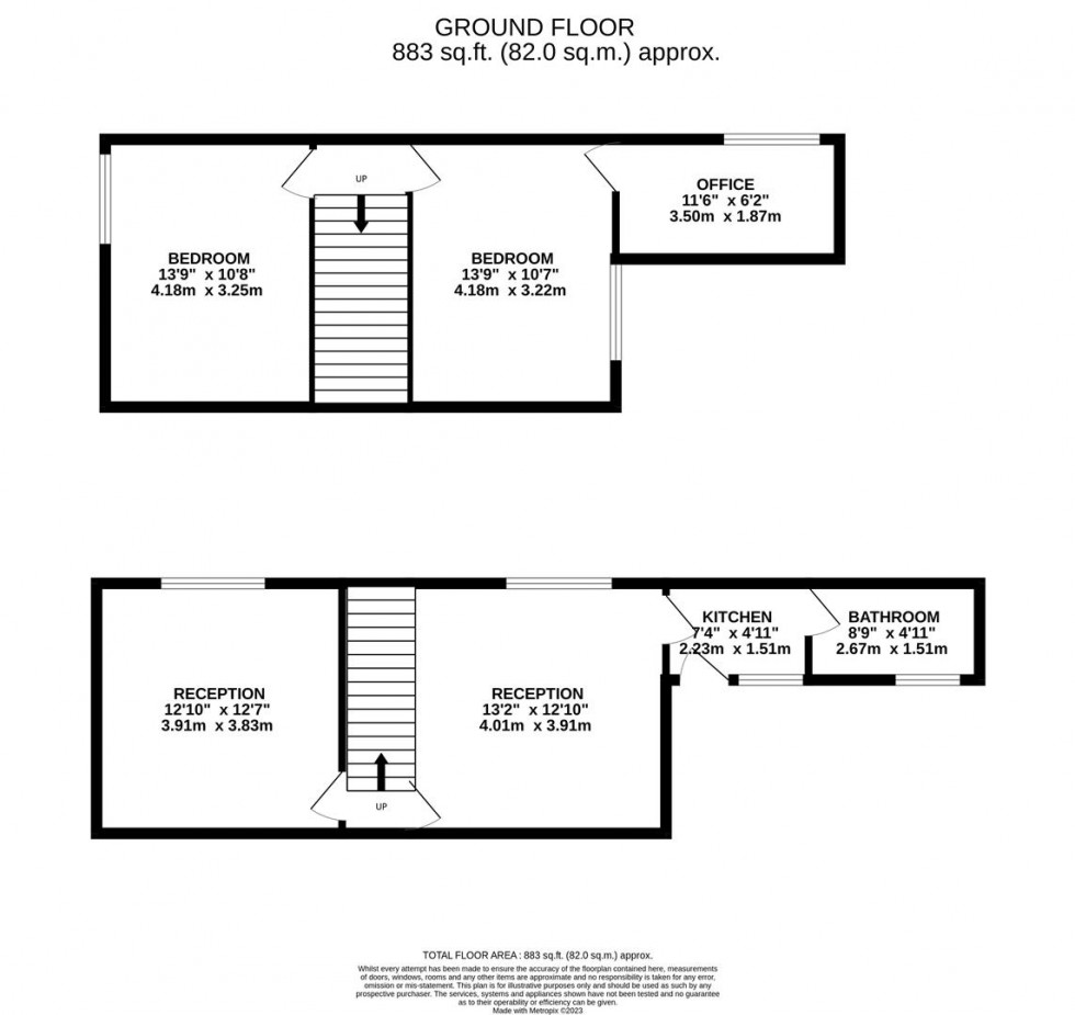 Floorplan for Sheepcot Drive, Watford, Hertfordshire