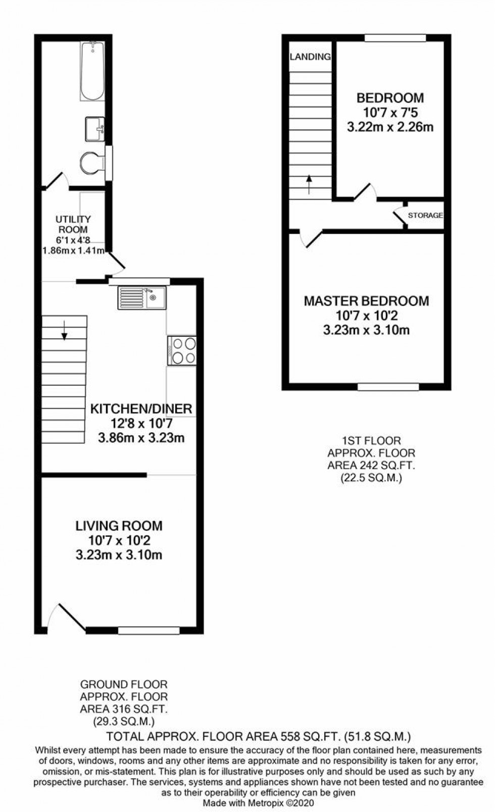 Floorplan for CENTRAL WATFORD