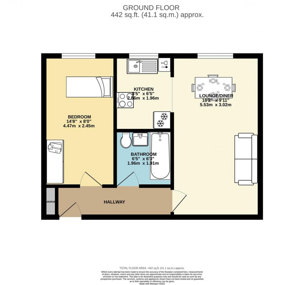 Floorplan for Beken Court, First Avenue, Watford