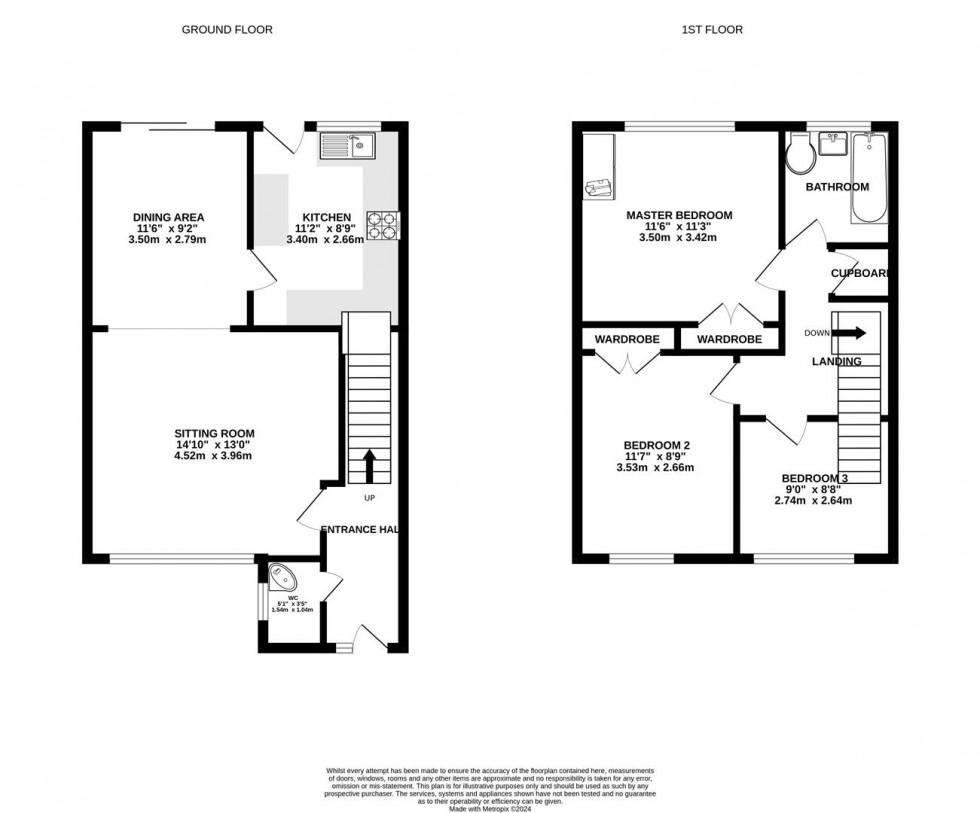 Floorplan for Allington Road, Harrow