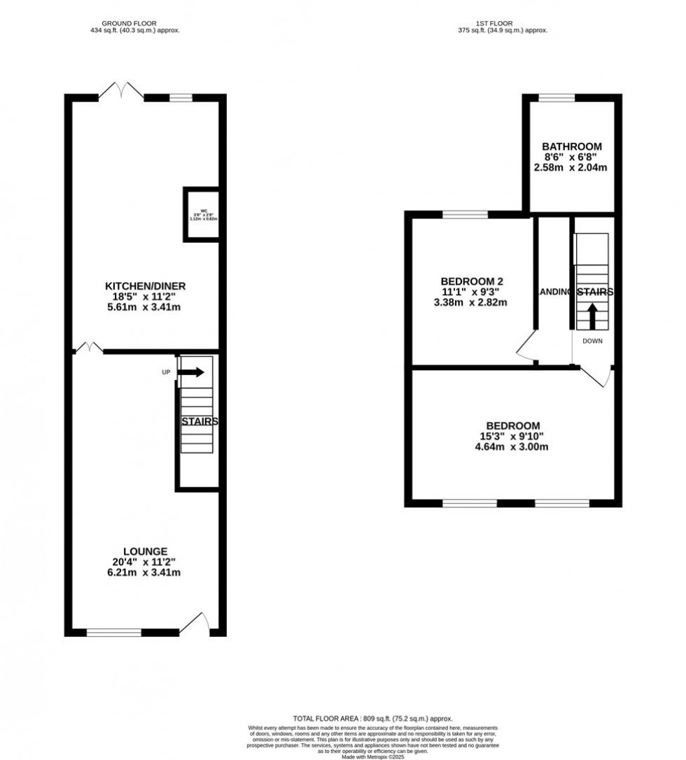 Floorplan for EBURY ROAD, Watford