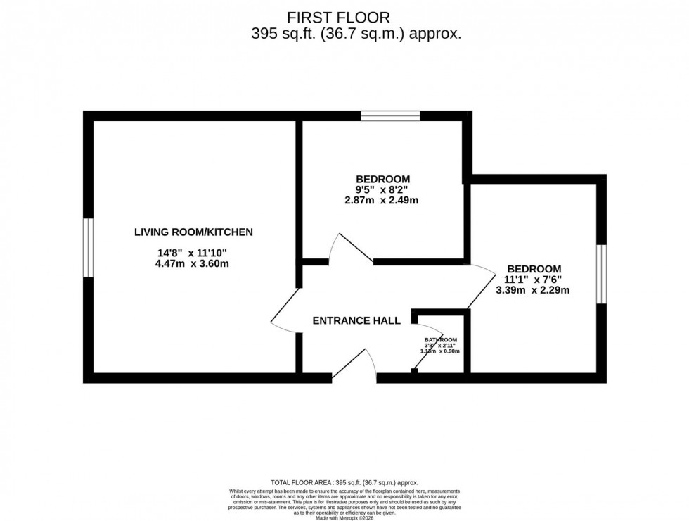Floorplan for Benskin Road, Watford
