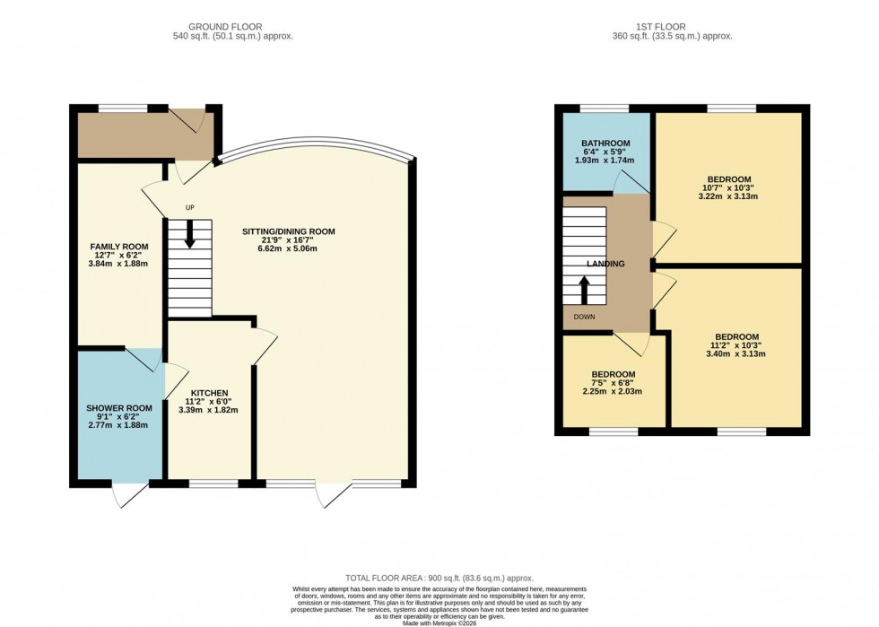 Floorplan for Beechwood Rise, Watford
