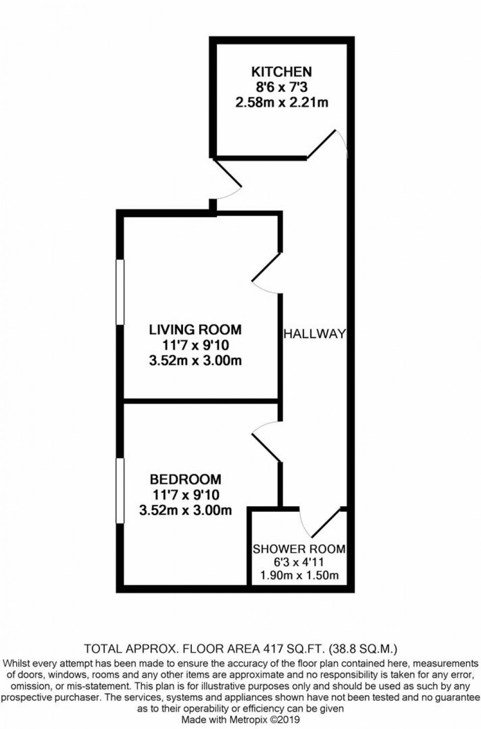 Floorplan for Queens Road, Watford