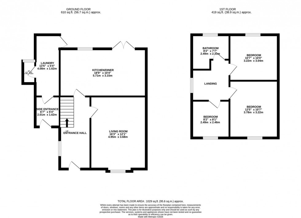 Floorplan for The Turnstones, Watford