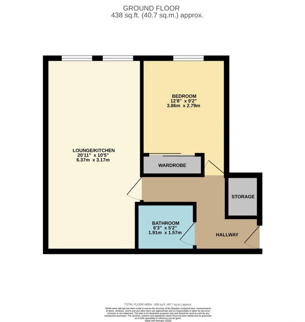 Floorplan for Clarendon Road, Watford
