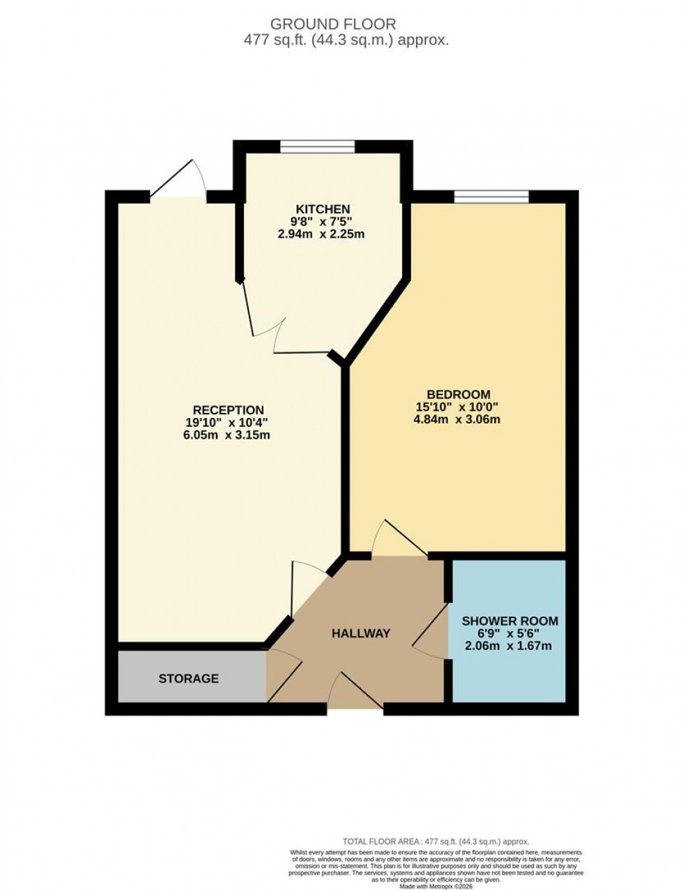 Floorplan for Heathdene Manor, Grandfield Avenue, Watford